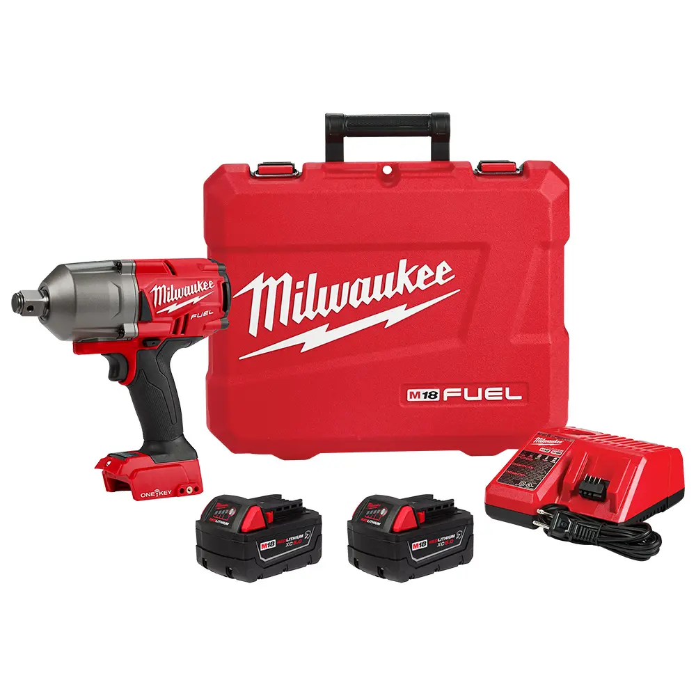 LLAVE DE IMPACTO 3/4 TORQUE 1500FT-LBS SMART M18 - 2864-259 + 1 BATERIAS + CARGADOR EN MALETA MILWAUKEE 