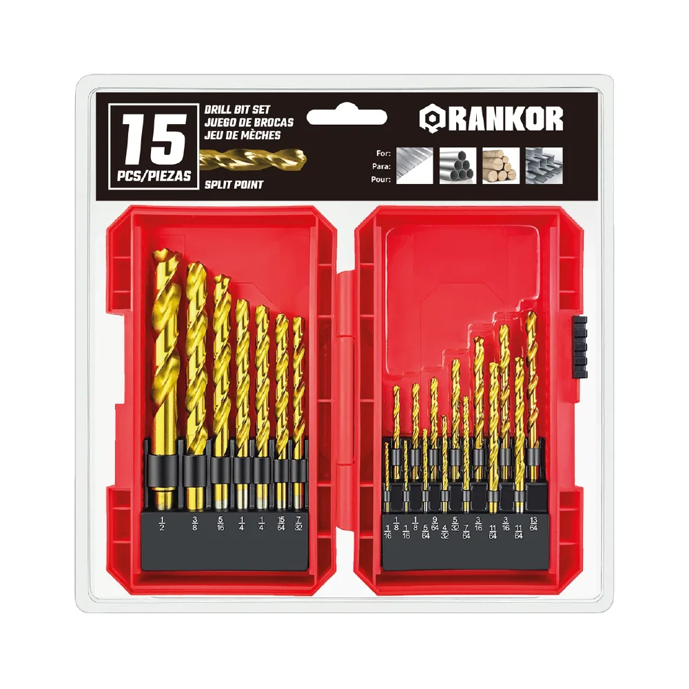 JUEGO DE 15 PZAS DE BROCAS RANKOR