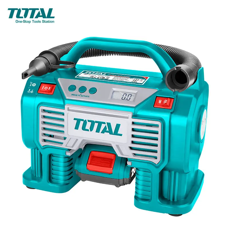 [TACLI2012] COMPRESORA DE AIRE AUTOMATICO INALAMBRICO 20V 160 PSI 35L TOTAL