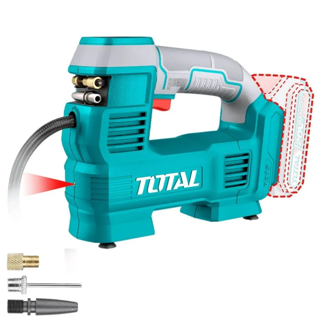 [TACLI2012] COMPRESORA DE AIRE AUTOMATICO INALAMBRICO 20V 160 PSI 35L-TACLI2012-TOTAL