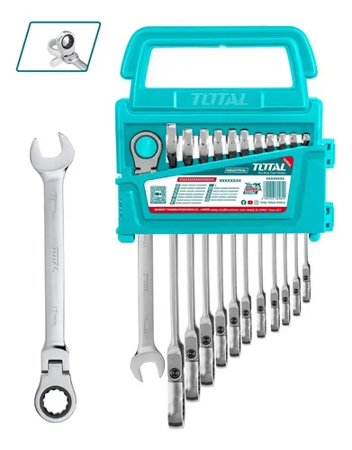 [THT102RK5126] LLAVES MIXTAS FLEXIBLES CON RACHET 8 A 19MM TOTAL 