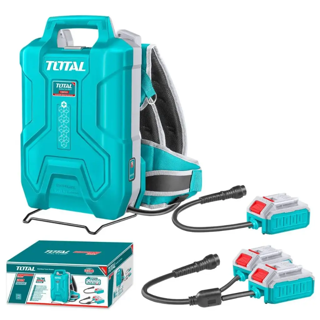 BATERIA TIPO MOCHILA 20V/20V+20V 60.0AH INDICADOR LED INDUSTRIAL