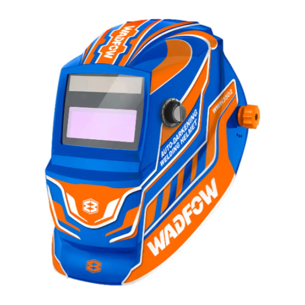 CASCO DE SOLDADURA AUTO OSCURECEDOR WADFOW 90 X 35 MM 2 SENSORES