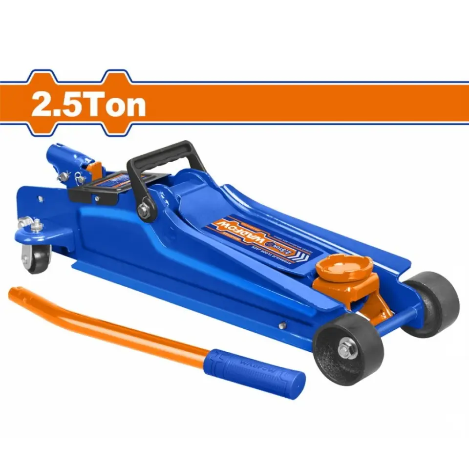 GATO HIDRÁULICO DE PISO CON CARRETILLA DE 2,5 TONELADAS