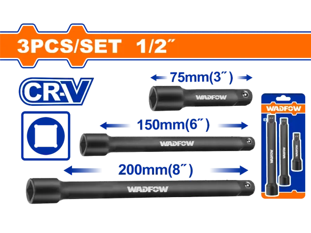 [WMS7403] JUEGO DE 3 BARRAS DE EXTENSIÓN INDUSTRIALES DR.IMPACT