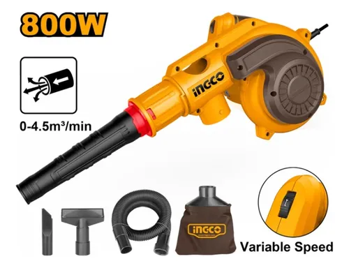 [AB8038] SOPLADORA ASP 800W VEL. VAR. INC ACCESORIO INGCO