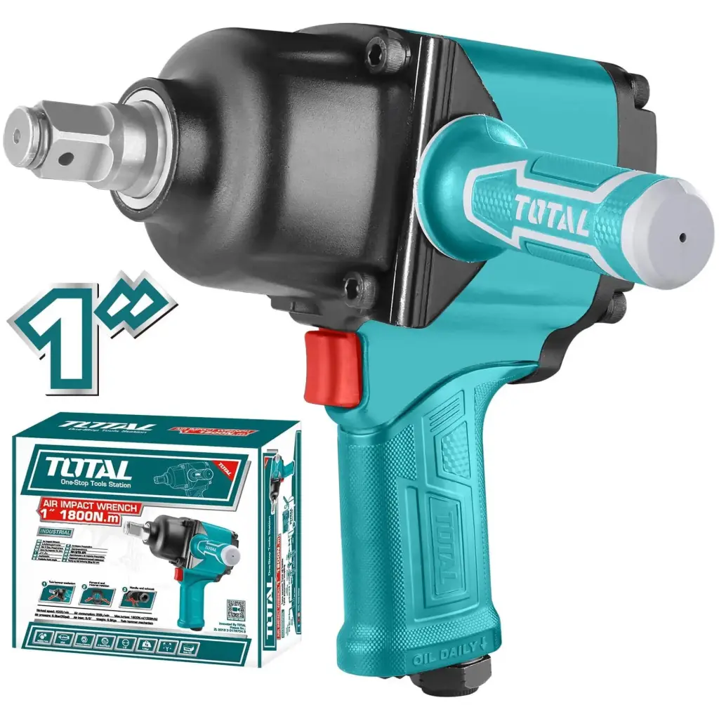 LLAVE DE IMPACTO NEUMÁTICA 1" 1800NM 4000RPM INDUSTRIAL