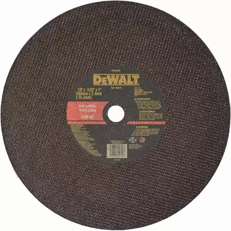 DISCO ABRASIVO 14" DEWALT DW44640