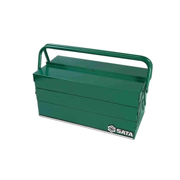 CAJA METÁLICA DE 14" P/HERRAMIENTAS VERDE SATA ST9510SC