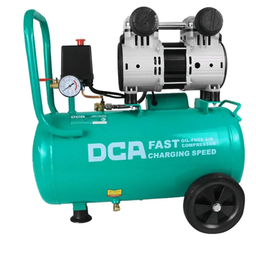 [AQE1100/24L] COMPRESORA SILENCIOSA 24 LITROS LIBRE DE ACEITE 1100W 2850/MIN 8BAR 70L/MIN-AQE1100/24L-DCA