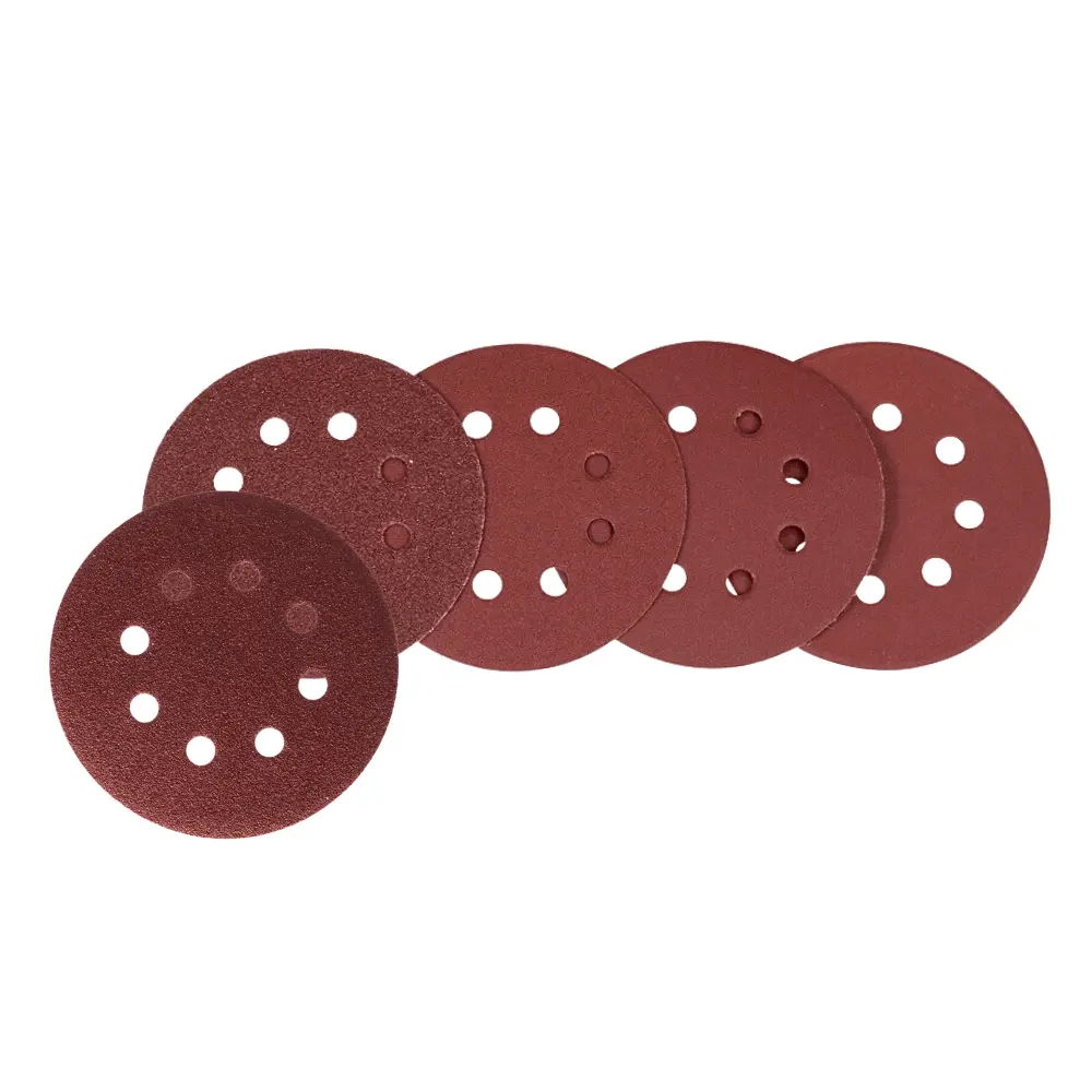 5 UNIDADES DE DISCOS DE LIJADO DE 180MM - GRANOS 40/60/80/100/120