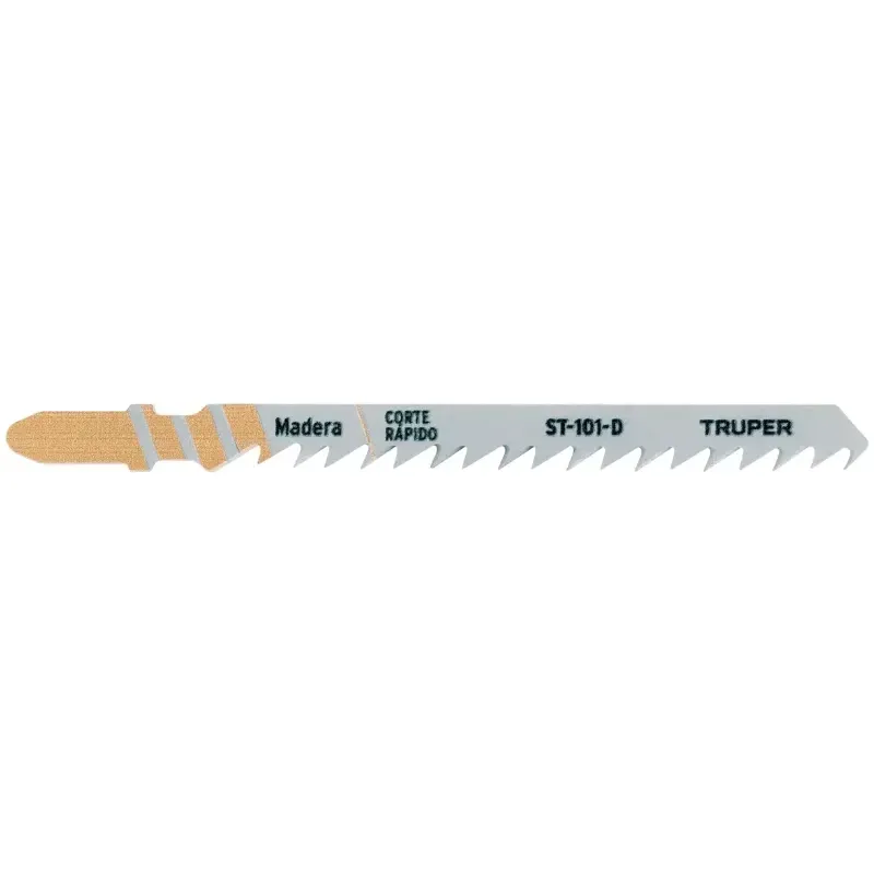 [18126] BLÍSTER CON 5 HOJAS DE SIERRA 6 DPP "T"X100MM CORTE RECTO MADERA-18126-TOTAL