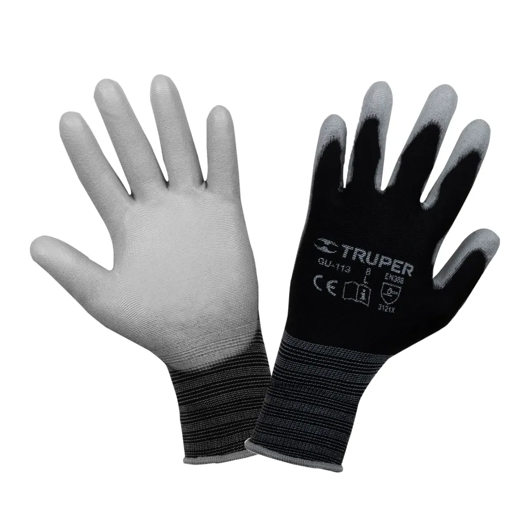 GUANTES DE NYLON RECUBIERTOS DE POLIURETANO, TALLA:G-13292-TRUPER