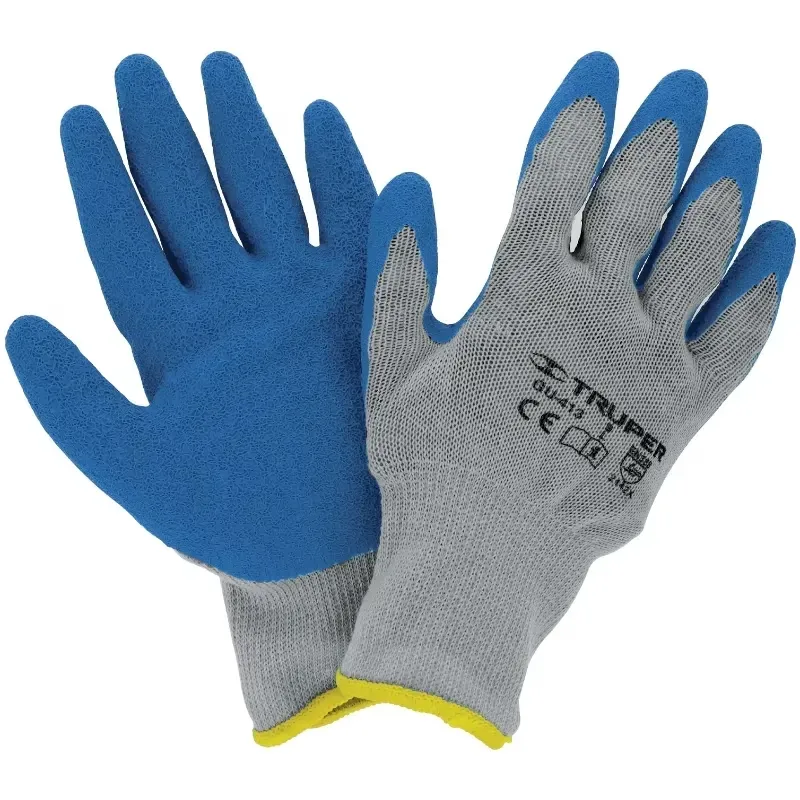 GUANTES DE POLIÉSTER RECUBIERTOS DE LATEX, TALLA:G-15267-TRUPER