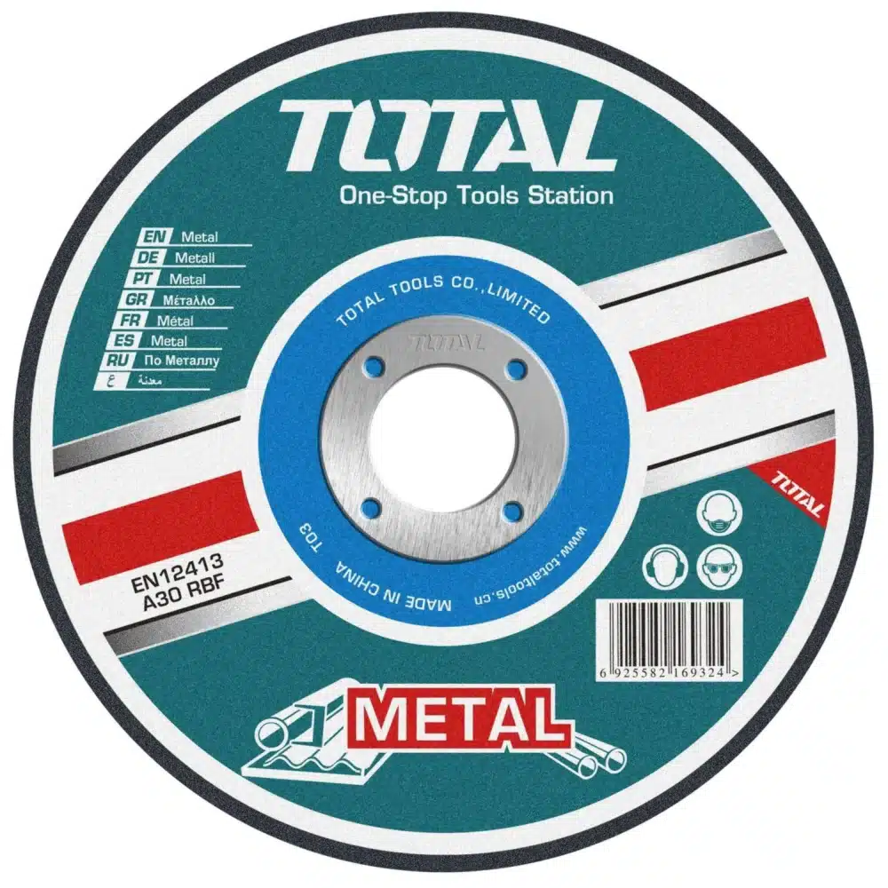 DISCO ABRASIVO/CORTE P/METAL 180X1.6X22.2MM-TAC2161801-TOTAL