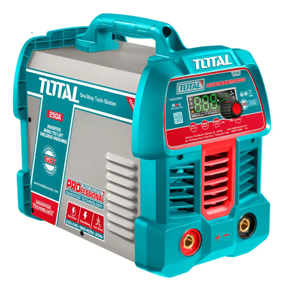 SOLDADORA INV-MMA/LIFT TIG VRD 220-240V/380-400V LCD E:1.6-5.0 250A@60%-TW225089-TOTAL