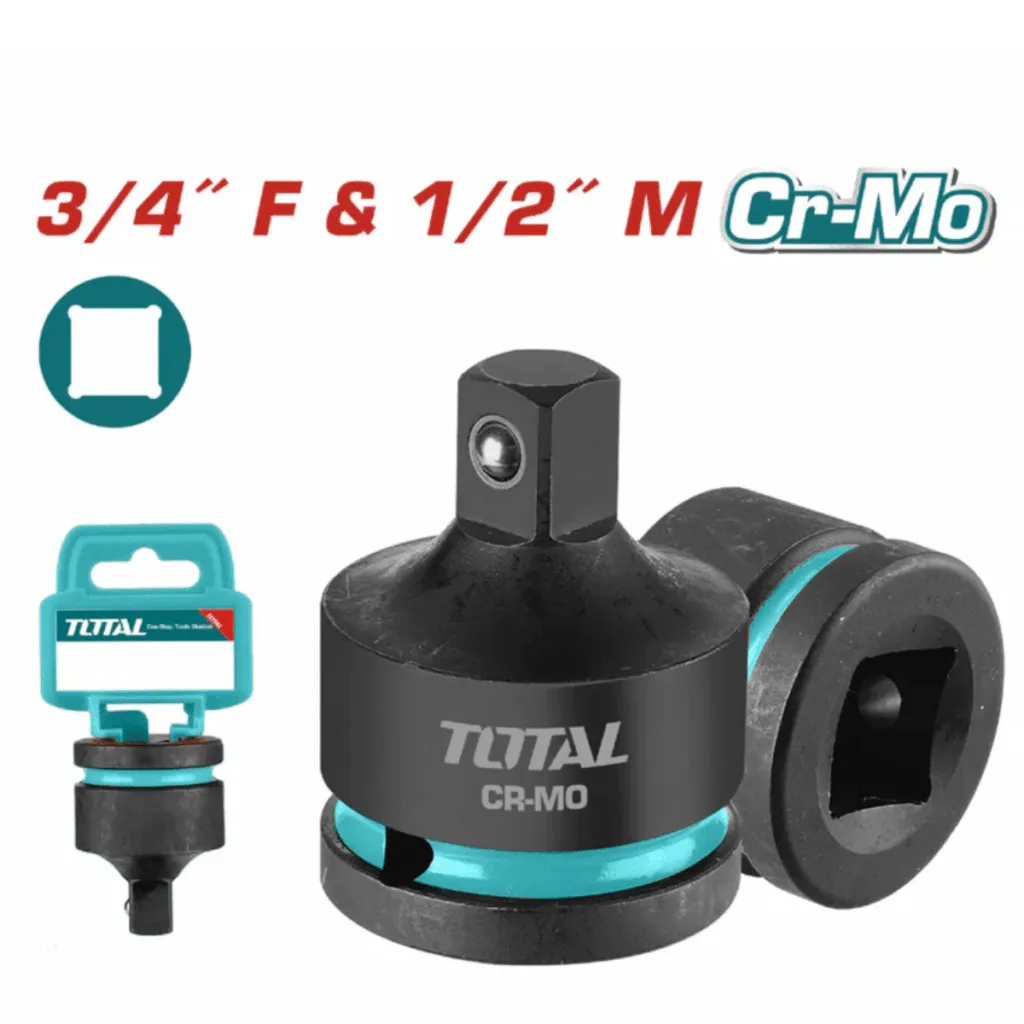 ADAPTADOR  DE DADO DE IMPACTO 3/4 A 1/2" - THIAD3412 - TOTAL