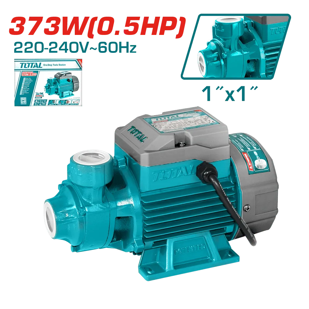 [TWP13706-5] BOMBA DE AGUA PERIFERICA 0.5HP 35L 35M/MIN ALT.35M/TWP13706-5/TOTAL