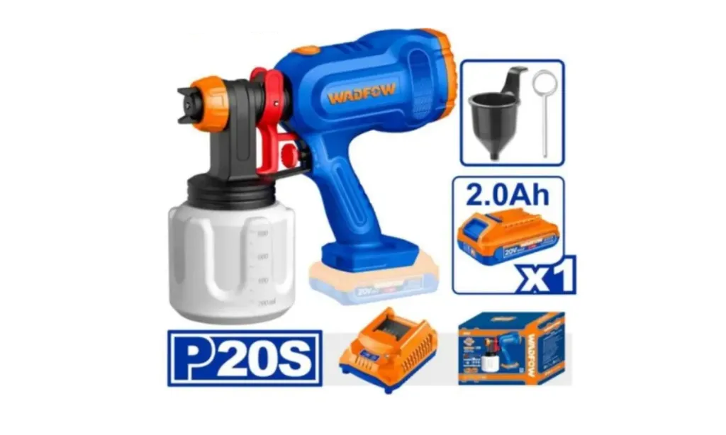 PISTOLA PARA PINTAR 20V + BATERÍA + CARGADOR-WSU30664-WADFOW