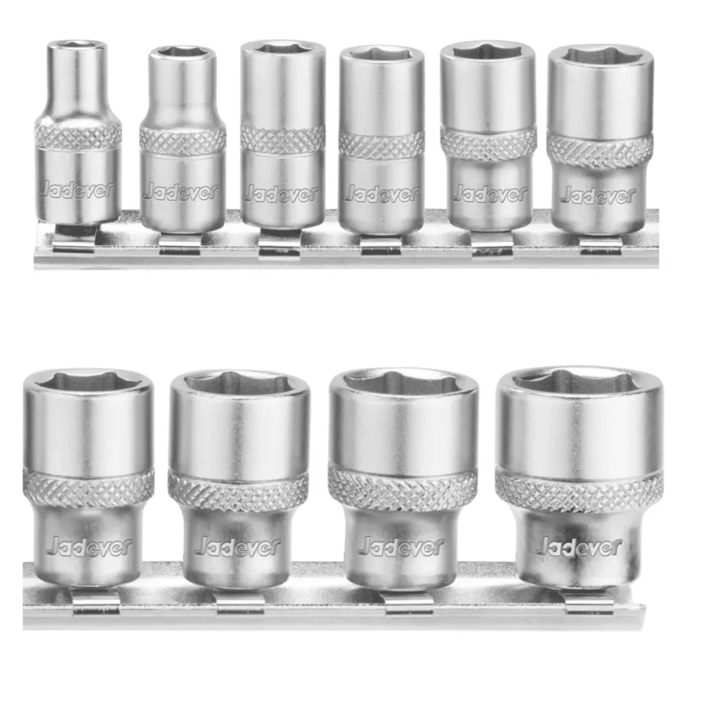 [JDST4410] SET DE DADOS 1/4"10PCS JADEVER