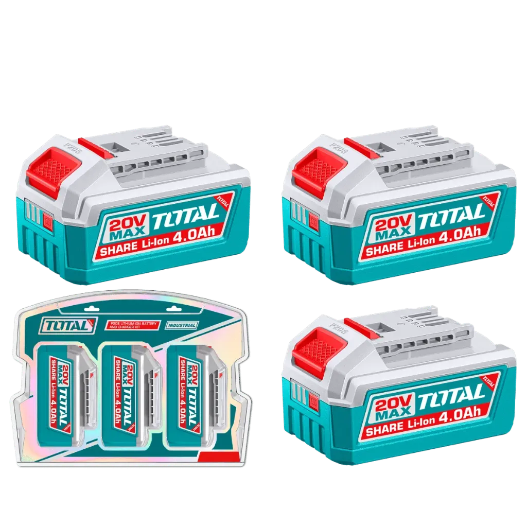 PACK DE 3 BATERIA 4AMP 20V-TOSLI251296-TOTAL