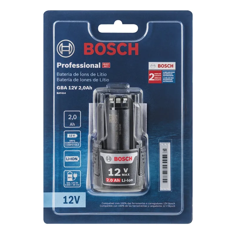 [GBA 12V 2,0Ah] BATERIA DE 12V MAX 2,0 Ah-GBA 12V 2,0Ah-BOSCH