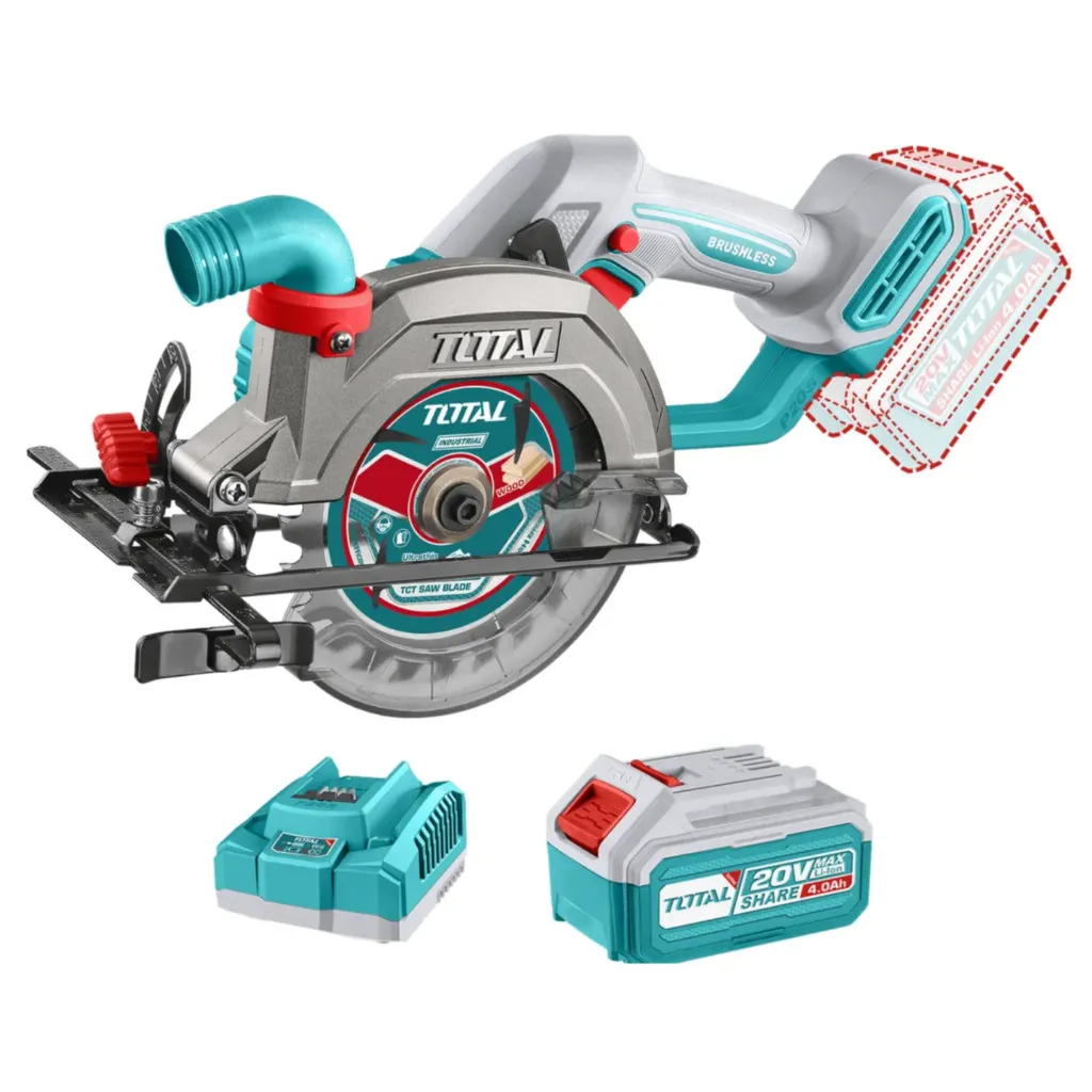 SIERRA CIRCULAR 20V 6300RPM 140MM BRUSHLESS 1X4.0AH INDUSTRIAL-TSLI14023-TOTAL