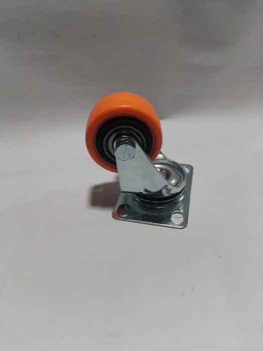 RUEDA 1.5" PLATEADA CON FRENOS-931024070201