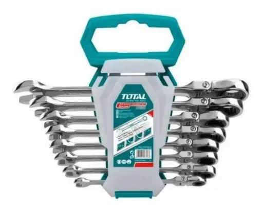 [THT102RK0126] JGO X 12PCS LLAVE PUNTA CORONA CON CHICHARRA