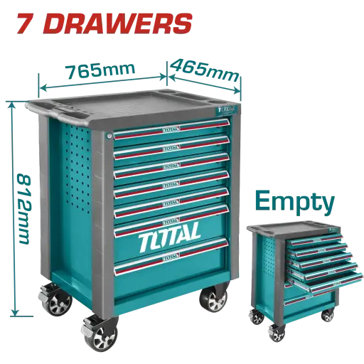 [THRC01071] CARRO PORTA HERRAMIENTAS CON 7 CAJONES