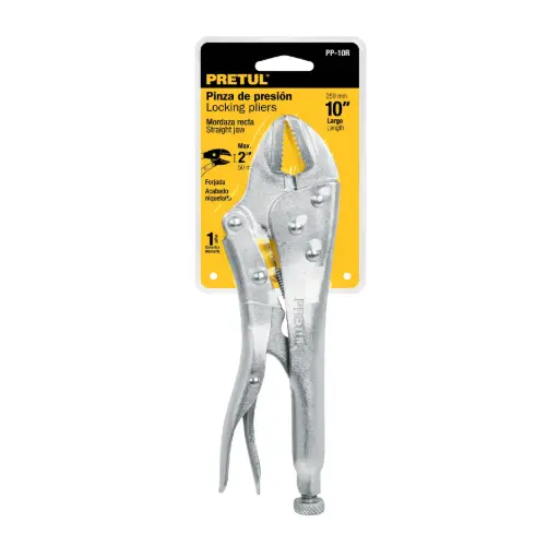 [22702] ALICATE DE PRESION RECTO 10"(25CM)PRETUL
