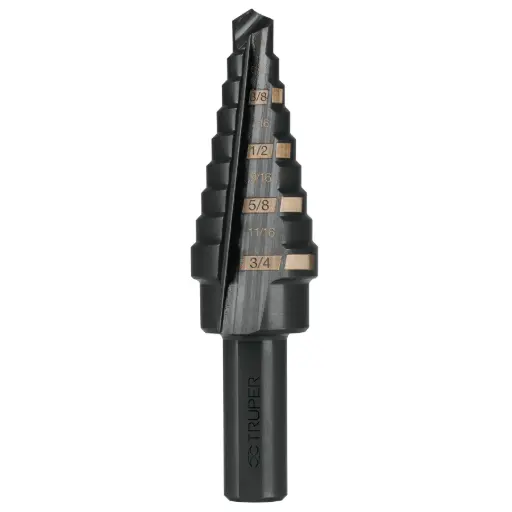 [12123] BROCAS ESCALONADAS OXIDO NEGRO 1/4"-3/4"
