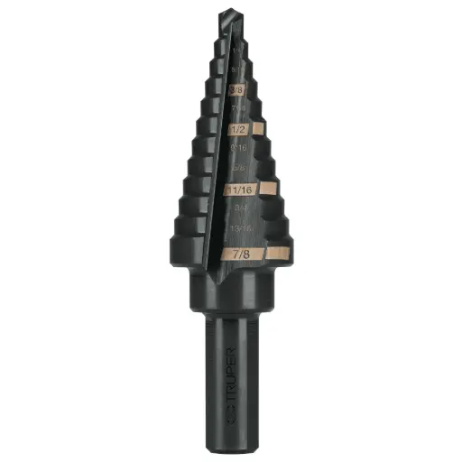 [12125] BROCAS ESCALONADAS OXIDO NEGRO 3/16"-7/8"