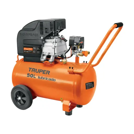 [11837] COMPRESORA LUBRICADA DE BANDA ,50 L TRUPER