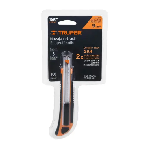 [16971] CUCHILLA PROFESIONAL CON ALMA METALICA Y GRIP TRUPER