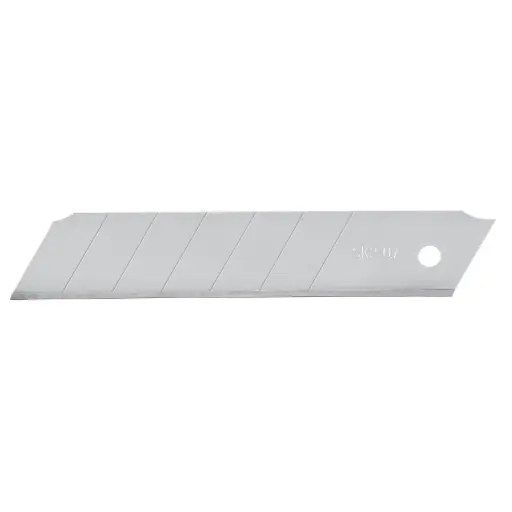 [100130] NAVAJA DE REPUESTO PARA CUCHILLA ,ACERO SK2 25MM 10 UNIDADES TRUPER