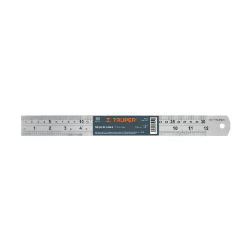 [14387] REGLAS DE ACERO INOXIDABLE 12" TRUPER