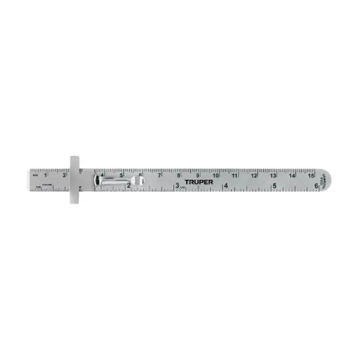 [101810] REGLAS DE ACERO INOXIDABLE 6" DE BOLSILLO TRUPER