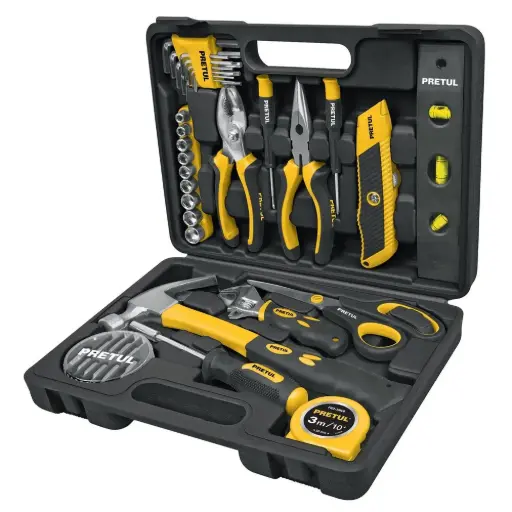 [22101] JUEGO DE 42 PIEZAS ,COMFORT GRIP PRETUL