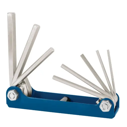 [15555] JUEGO DE LLAVES ALLEN TIPO NAVAJA , CUERPO DE LAMINA 1.5MM-8MM" TRUPER