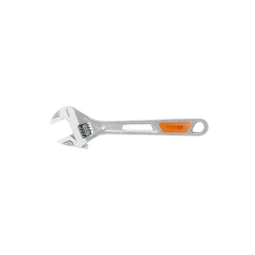 [15510] LLAVES FRANCESAS CROMADAS CON MANGOS DE PVC 8" TRUPER