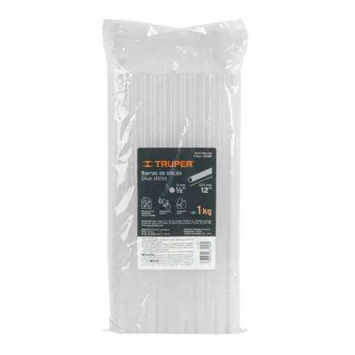 [100080] BARRAS DE SILICONA DE 1/2" 1KG TRUPER