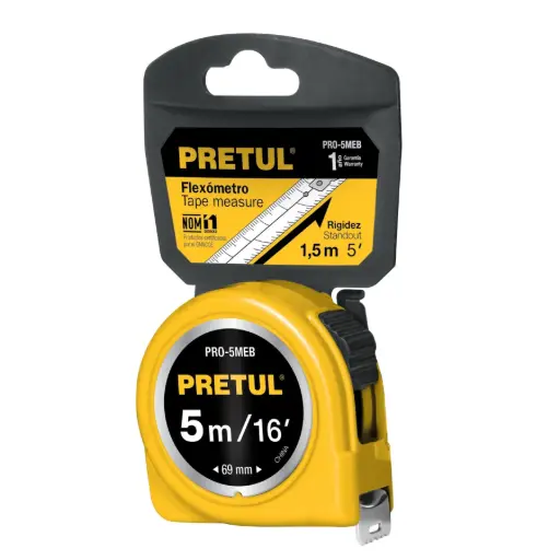 [21606] WINCHAS EN TARJETA PLASTICO ,5M AMARILLO PRETUL