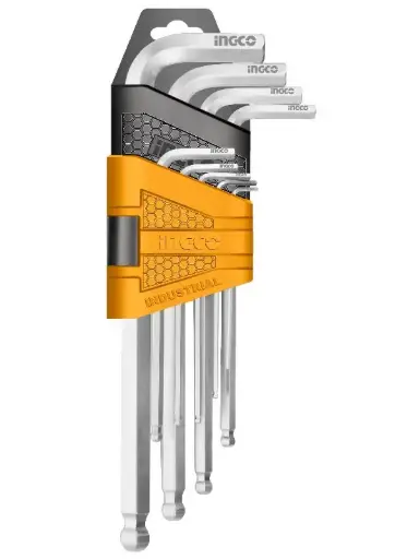 [HHK12091] HHK12091 SET LLAVES ALLEN PUNTA BOLA BRAZO LARGO INGCO