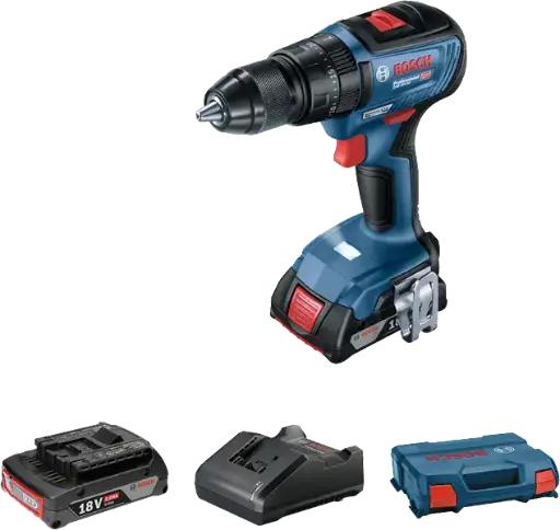 [GSB18V-50/GDX18V-200] TALADRO PERCUTOR 1/2" GSB 18V-50 + LLAVE DE IMPACTO 1/2" GDX 18V-200 18V BRUSHLESS BOSCH 0601.9J2.2E