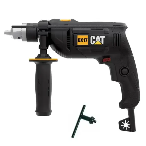 [27111742] JGO TALADRO PERCUTOR 1/2 DX17 + ESMERIL ANG 4 1/2 DX371 CAT