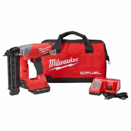 [2746-21CT] KIT DE CLAVADORA PARA CLAVOS SIN CABEZA CALIBRE 18 M18 FUEL BATERIA 2 A.H CARGADOR MULTIPLE Y MALETA