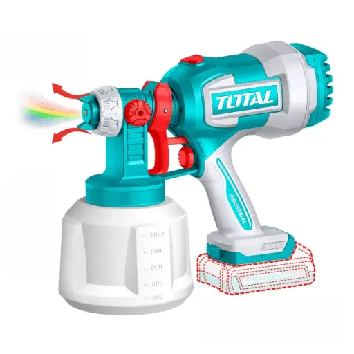 [TSGLI2003] CABEZAL PISTOLA PARA PINTAR 20 V VASO PLASTICO MODELO 2024 TOTAL